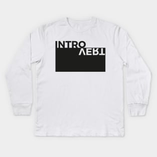 Introvert Kids Long Sleeve T-Shirt